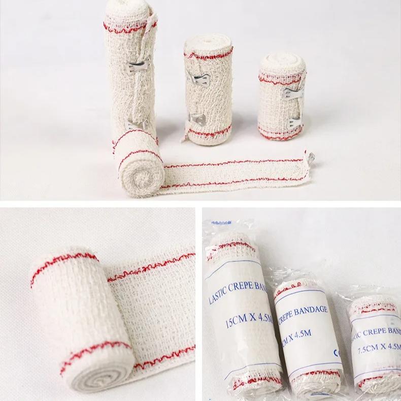 Elastische Binde Dehnbare Gaze für Wundverband Outdoor-Notfallversorgung Übung Knieschutz Sporttape