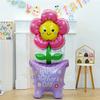 1pc 61-Inch Standing Smiling Face Flower Oversized Balloon for Mother'S Day Festive Event Atmosphere Decoration Photo Props
