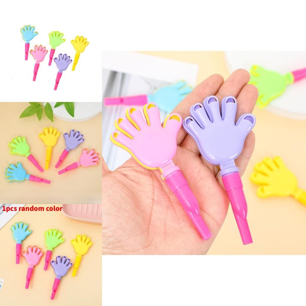 משרוקית פלסטיק שניים באחד צעצוע מחיאת כפיים לילדים מסיבה ובידור