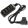 D-Tap Stecker auf 4-fach D-Tap Buchse Splitter Stromkabel D-Tap Netzteil für Anton für Sony V
