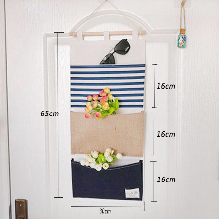 Wen'er Wandmontierte Mehrschichtige Hängeaufbewahrungstasche für Studentenwohnheime