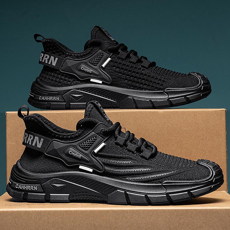Mode CYYTL Herrenschuhe Atmungsaktive Sneaker Lässig Outdoor Sommer Wandern Sport Laufen Luxus Designer Tennis Plateau Mode Slipper