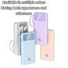 20000mAh Portable Power Bank with Built-in Cable Large Capacity Fast Charging Mobile Power Bank