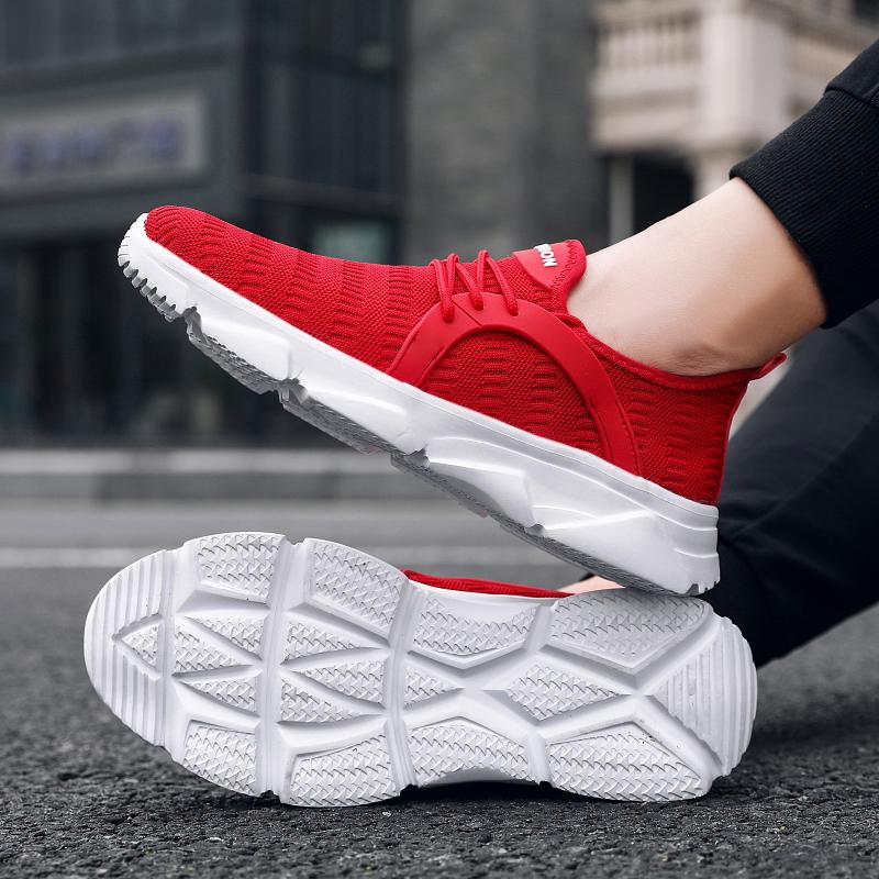 39-47 Large Simple Fashionable Breathable Solid Color Outdoor Sports Shoes Casual Shoes Men's Shoes Running Shoes