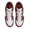 Jordan Air Jordan 1 Slip Resistant Abrasion Resistant Low top Children's Basketball Shoes Black White Brown HF3188-102