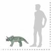 VidaXL Jouet en peluche Dinosaure Tricératops Vert XXL 91344