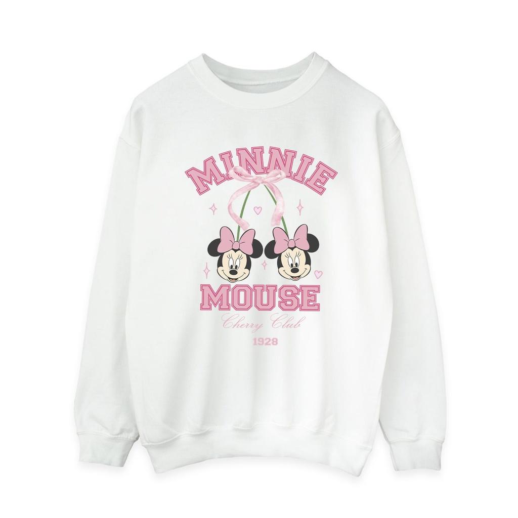 Disney Womens/Ladies Cherry Club Minnie Mouse Sweatshirt