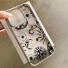 Stars and Moon Art Design Clear Phone Case For iPhone 17 Air 16 e 15 14 13 12 11 Pro Max Plus SE Plating Drop Coque Cover