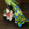 Animal Beautiful Peacock Statue Home Decor Figurine