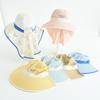 Children's Wide-Brim Sun Hat with Neck Protection - Windproof for Boys & Girls Outdoors