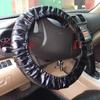 Universal Sunscreen Steering Wheel Cover - Waterproof Cloth All-Season Car Handle Protector for Driving Maintenance