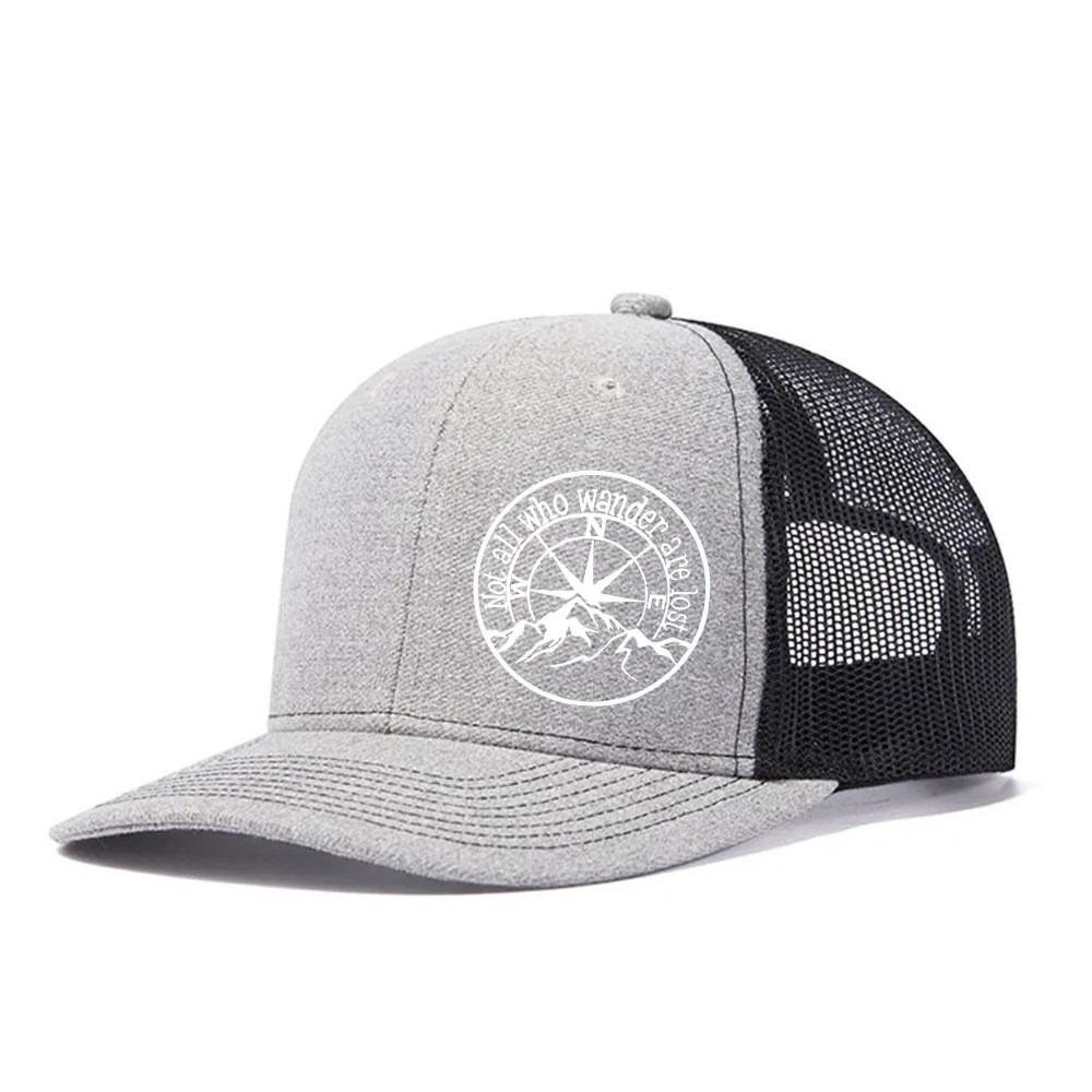 Fashion Hiphop Embroidered Cotton Baseball Cap With Adjustable Wide Brim For Casual Men Women