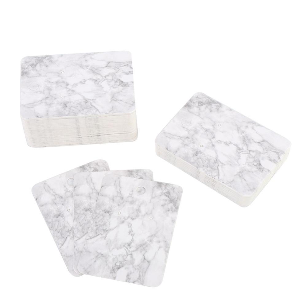 100Pcs 5 x 7cm Earring Necklace Packaging Cardstock  Jewelry wholesale classification display