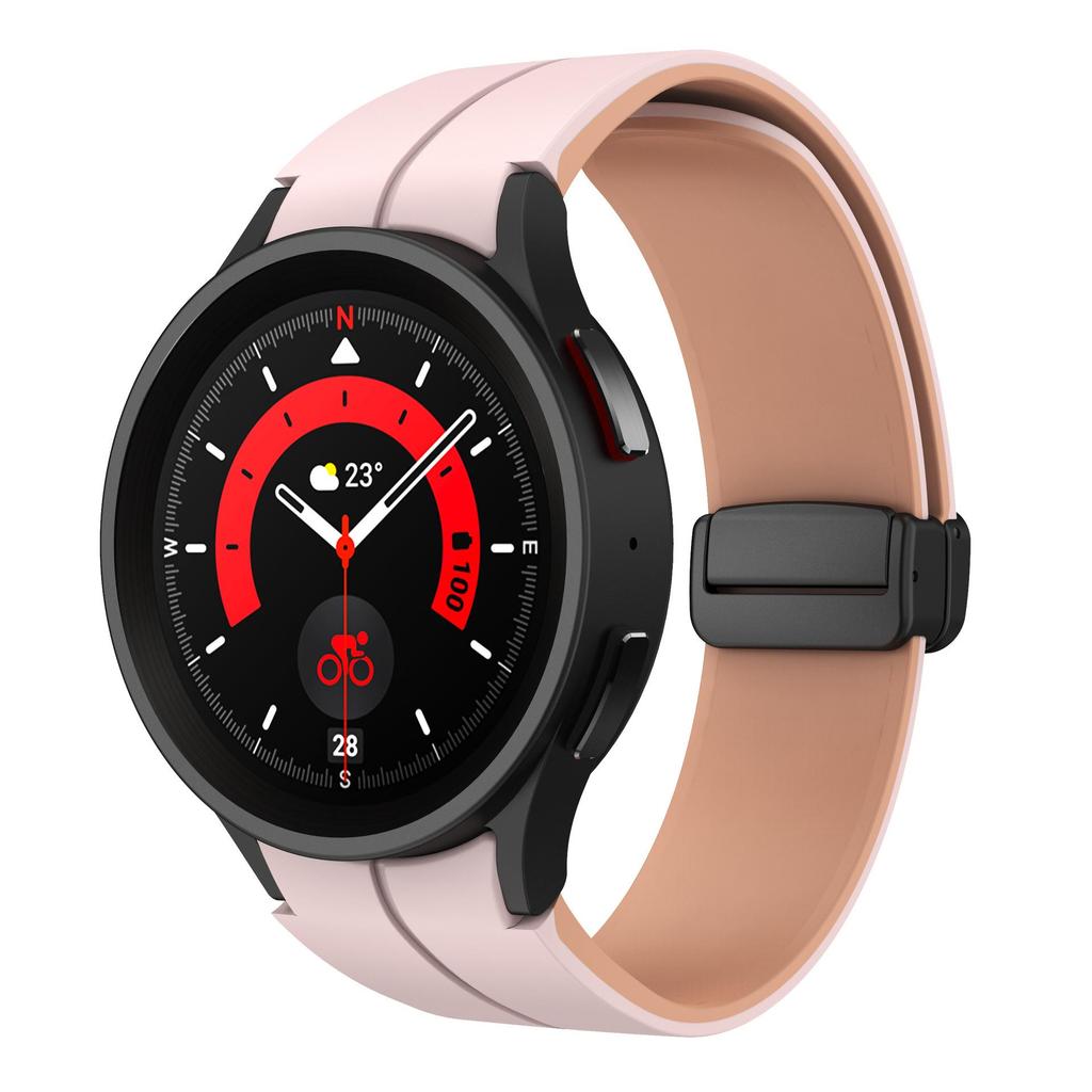 Original Strap for Samsung Watch 4 40mm 44mm 5Pro 45mm 42 46 Band Magnetic Buckle for Galaxy Watch 6 Classic 43mm 47mm Bracelet