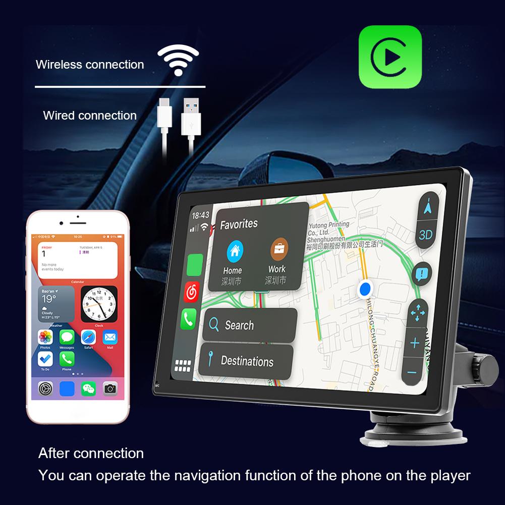 9 inch Universal Wireless Carplay Android Auto Car Radio HD Touch Screen Car FM Multimedia Players GPS Wifi Bluetooth Auto Link
