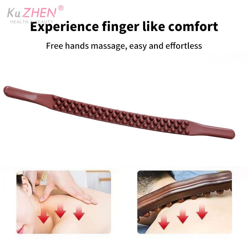37/59Beads Universal Back Massage Tendon Scraping Guasha Stick Tool Point Treatment GuaSha Relax Therapy Tool Abdominal Massager