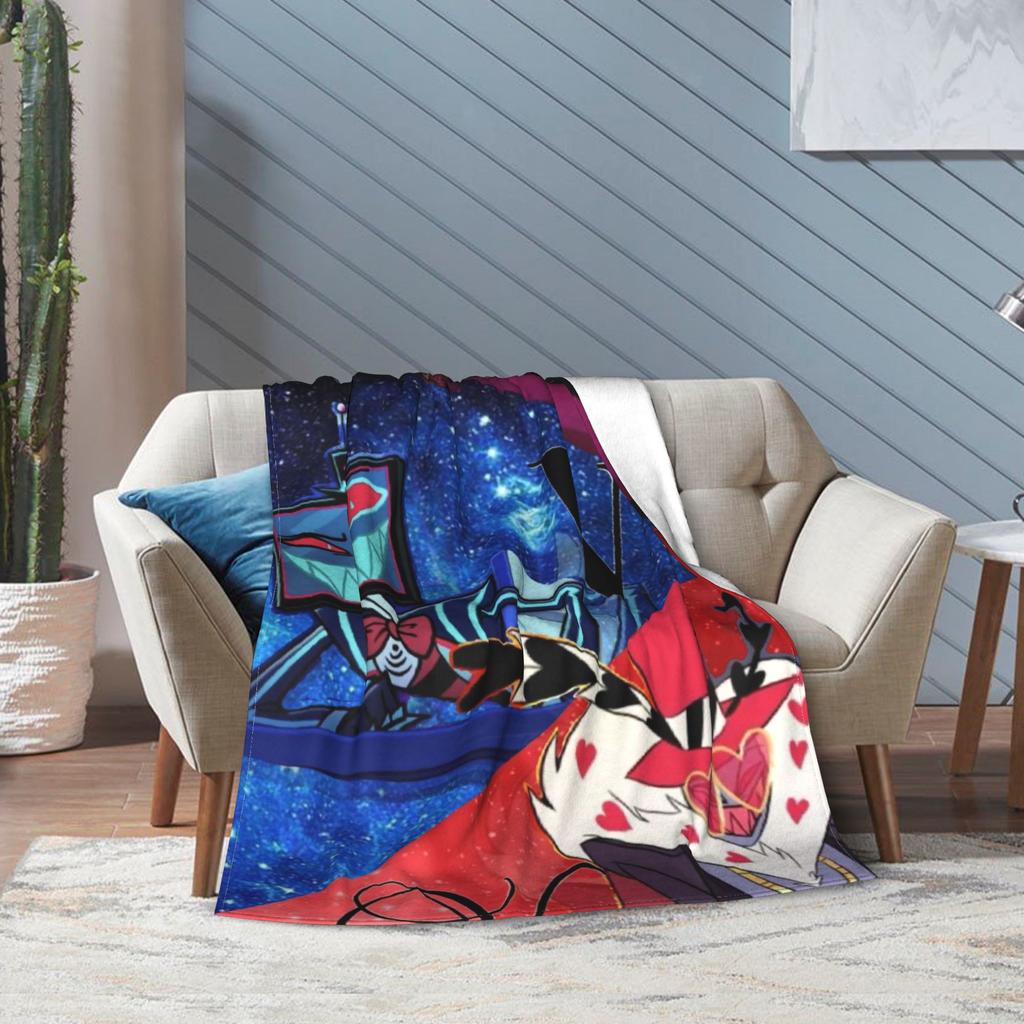 H-Hazbins H-Hotels vox 2 Gift Blanket For Men Women Cozy Soft Throw Blankets for Living Room 50x60 Inches Multi-size