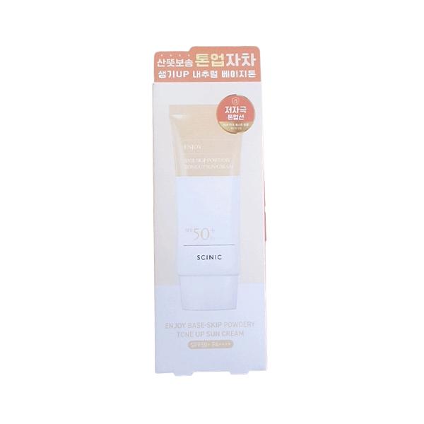 Scinic Enjoy Foundation-skip No-sebum Tone-up Sunscreen 60g