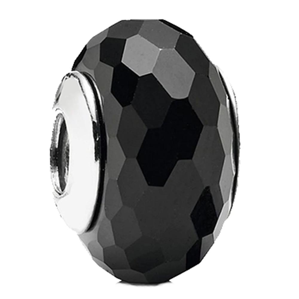 New Original Copper Murano Glass Flower And Leaf Cosmic Rainbow Charm Beads For Bracelet Diy Women Jewelry Gift