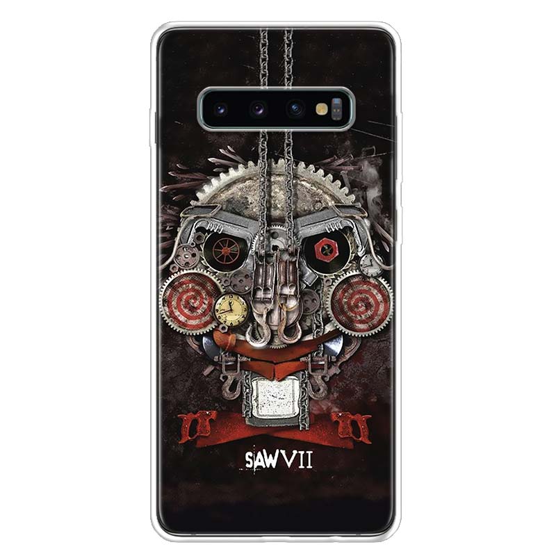 SAW The Jigsaw Killer Horror Film Phone Case Cover For Samsung Galaxy A12 A22 A32 A52 A72 A02S A51 A50S A31 A20S A10S Note 20 Ul