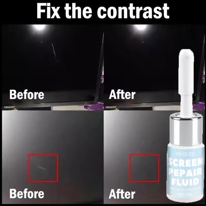 Liquido per Riparazione Vetro Cellulare (Specializzato per Schermi Crepati) - Ringiovanisce Istantaneamente lo Schermo, Viene Fornito con un Kit di Strumenti - Adesivo Forte