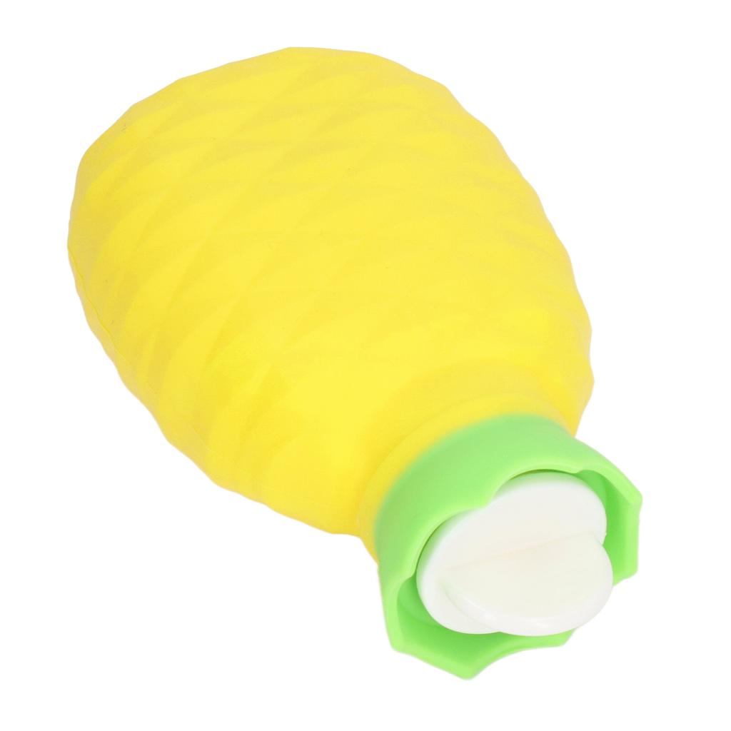 Hot Water Pouch Pineapple Shaped Silicone Explosion Proof Heat Preservation Hot Water Bag