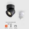 Adjustable Surface-Mounted LED Ceiling Spotlight with Foldable Design for Living Rooms and Hallways, Featuring Smart Graffiti Dimming.
