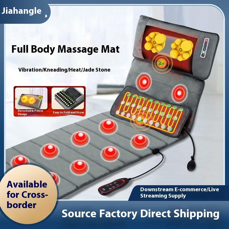 Massage Matratze Ganzkörper Multifunktionales Massagegerät Halswirbelsäule Lendenwirbelsäule Intelligente Massagematte Haushalt Elektrische Heizmassagegerät