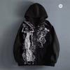 2026 Y2K Streetwear Zip-Up Hoodie Unisex Oversized Pullover Casual Long Sleeve Sweatshirt