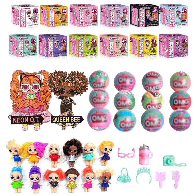 Omg Dolls Egg Mystery Blind Box Figure For Girl Dressing Toys Up
