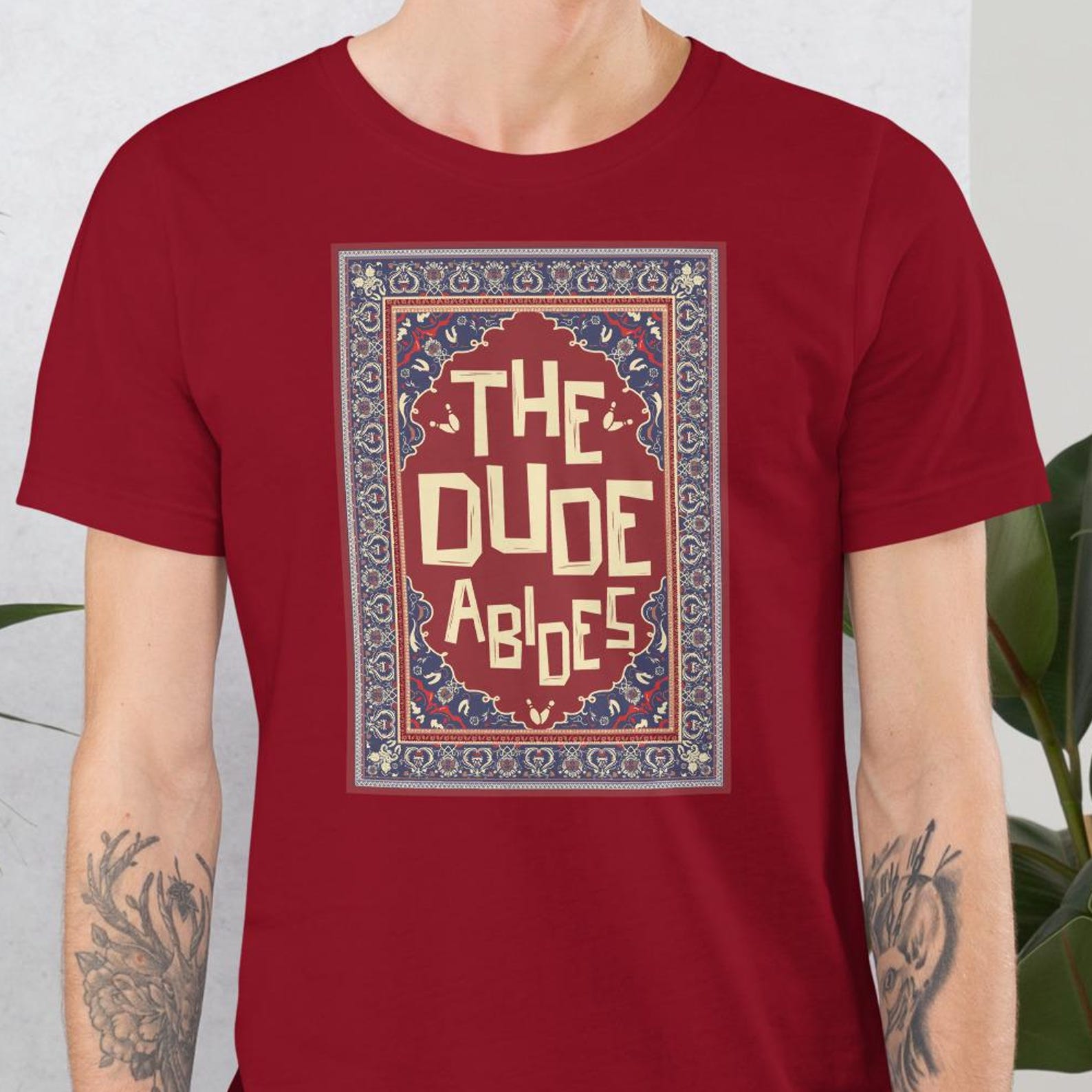 The Dude Abides, Unisex t-shirt S
