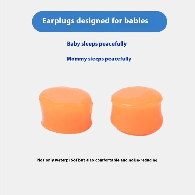 6Pcs/Box Silicone Mud Children Adults Sleep Earplugs Sound Insulation Noise Reduction Anti-Noise Swimming Waterproof Earplugs