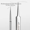 Hot No.5 German Ultra-fine Blackhead Remover Tweezers Professional Salon Pimple Acne Needle Cell Clip Comedone Extractor Tools