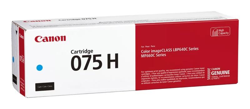 Canon CRG 075H C (6368C002) Toner Cartridge, Cyan