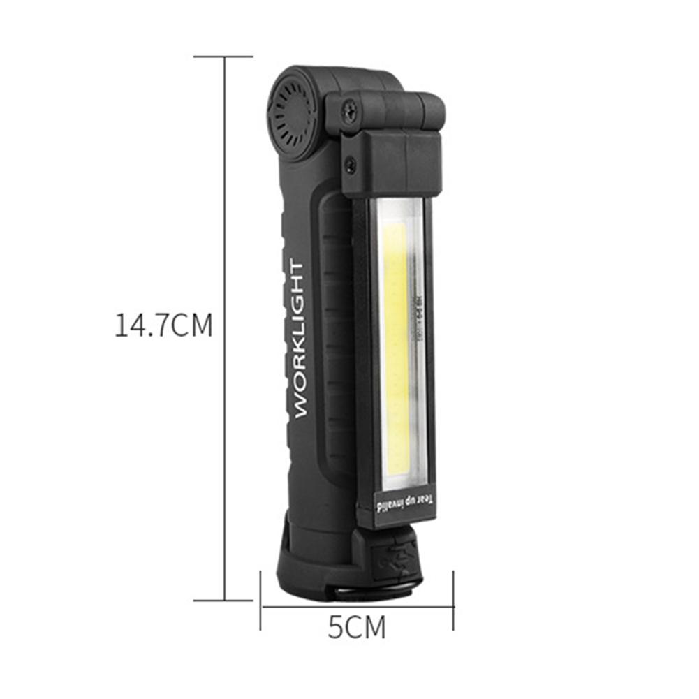 Multifunctional Folding Work Light Portable Rechargeable Flashlight Hook Magnetic Camping Light Outdoor Car Repair Emergency