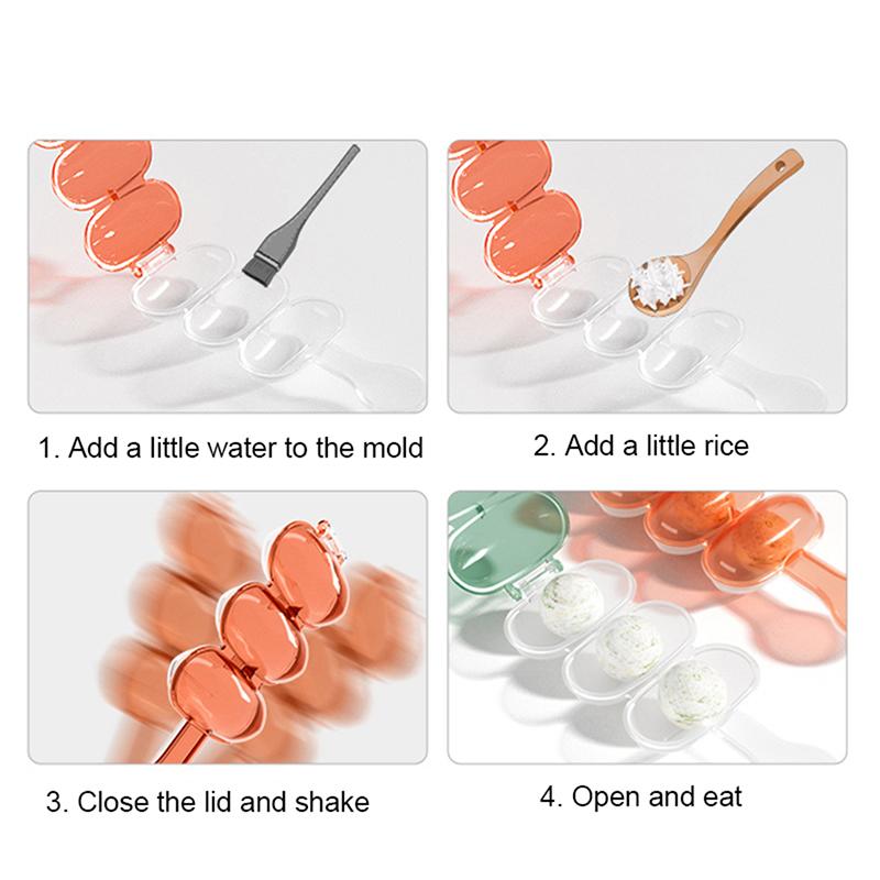 Forma do kulek ryżowych dla niemowląt Posypywacz Dekoracja jedzenia Lunch dla dzieci Maker Sushi DIY Forma