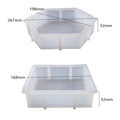 Crystal Epoxy Resin Mold Large Size Love Mirror Silicone Mold Rectangle Mirror Silicone Mold Clear/translucent Material For Gift