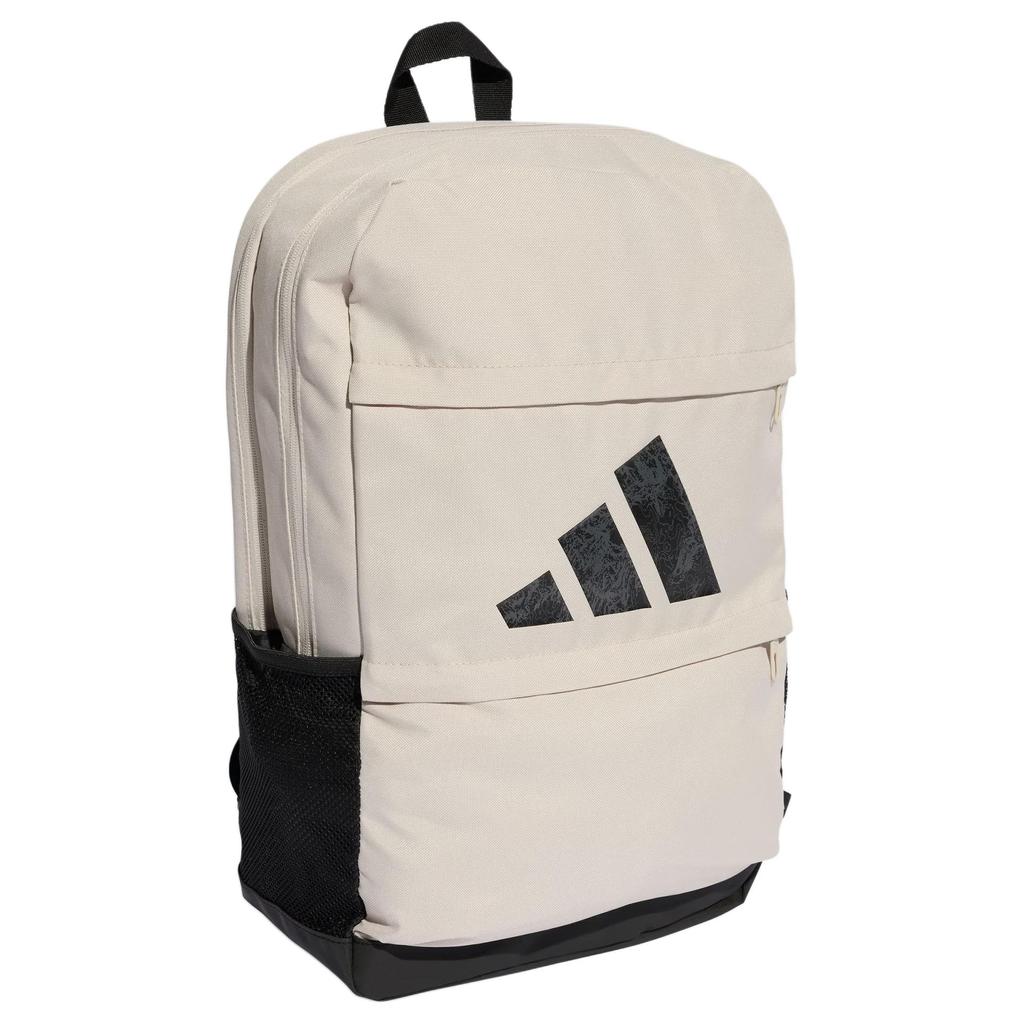 Adidas Recycled Polyester Backpack Unisex Beige & Black Adidas JZ4792
