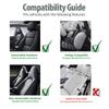 Coprisedile Auto in Ecopelle Set Completo Compatibile con Airbag e Sedile Posteriore Diviso Coprisedili Universali per Auto Stile Coprisedile Auto Interni Auto