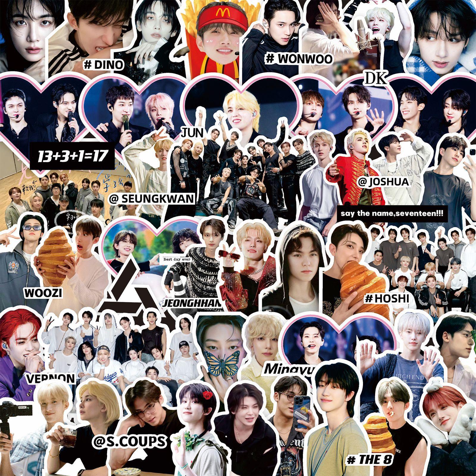 80 male group stickers, personalized decorations for foreign celebrities, account stickers, mobile skateboard stickers one size