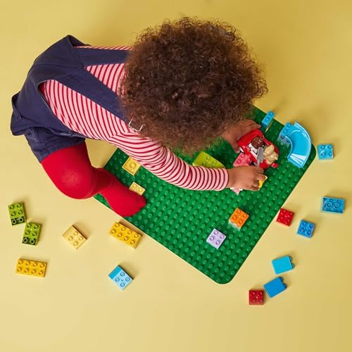 LEGO Duplo Bausteine (Grün) für Jungen und Mädchen, Kinder, Babys und Kleinkinder, Lernspielzeug, Geburtstagsgeschenk, LEGO Steine 10980, Alter 18 Monate