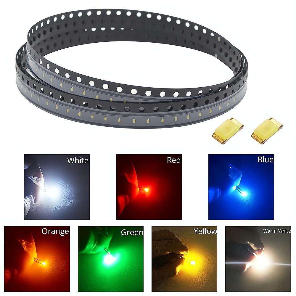 

200PCS SMD SMT 5730 0,5 Вт 6000-6500 Кб 3,0-3,2 В Ультра яскравий Теплий білий Червоний Синій DIY Світлодіодні діоди Чіп Світло для поверхневого монтажу 200Pcs теплим білим кольором