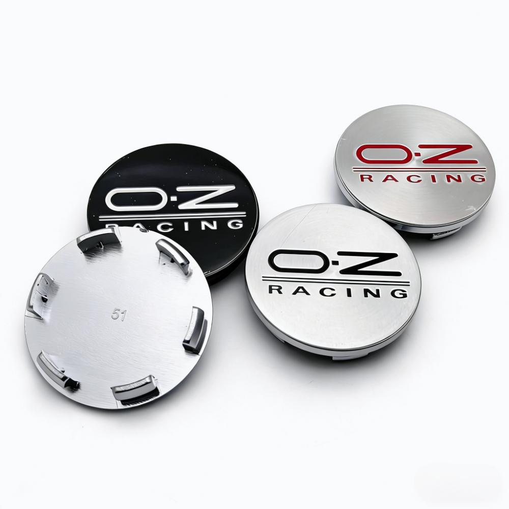 4pcs 51mm 46mm OZ O.Z Racing Logo Emblem Car Wheel Center Caps Rim Hub Center Dust Cover Wheel Hubcaps Replace Car Accessrories