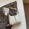 Early spring new fashion niche design small lock armpit bag shoulder crossbody trendy women's bag