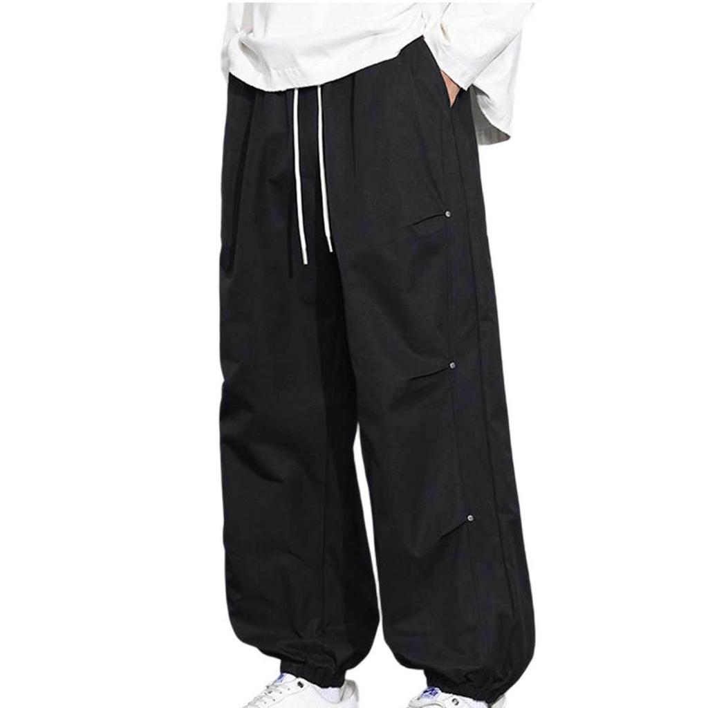Men's Loose Fit Cuffed Cargo Pants