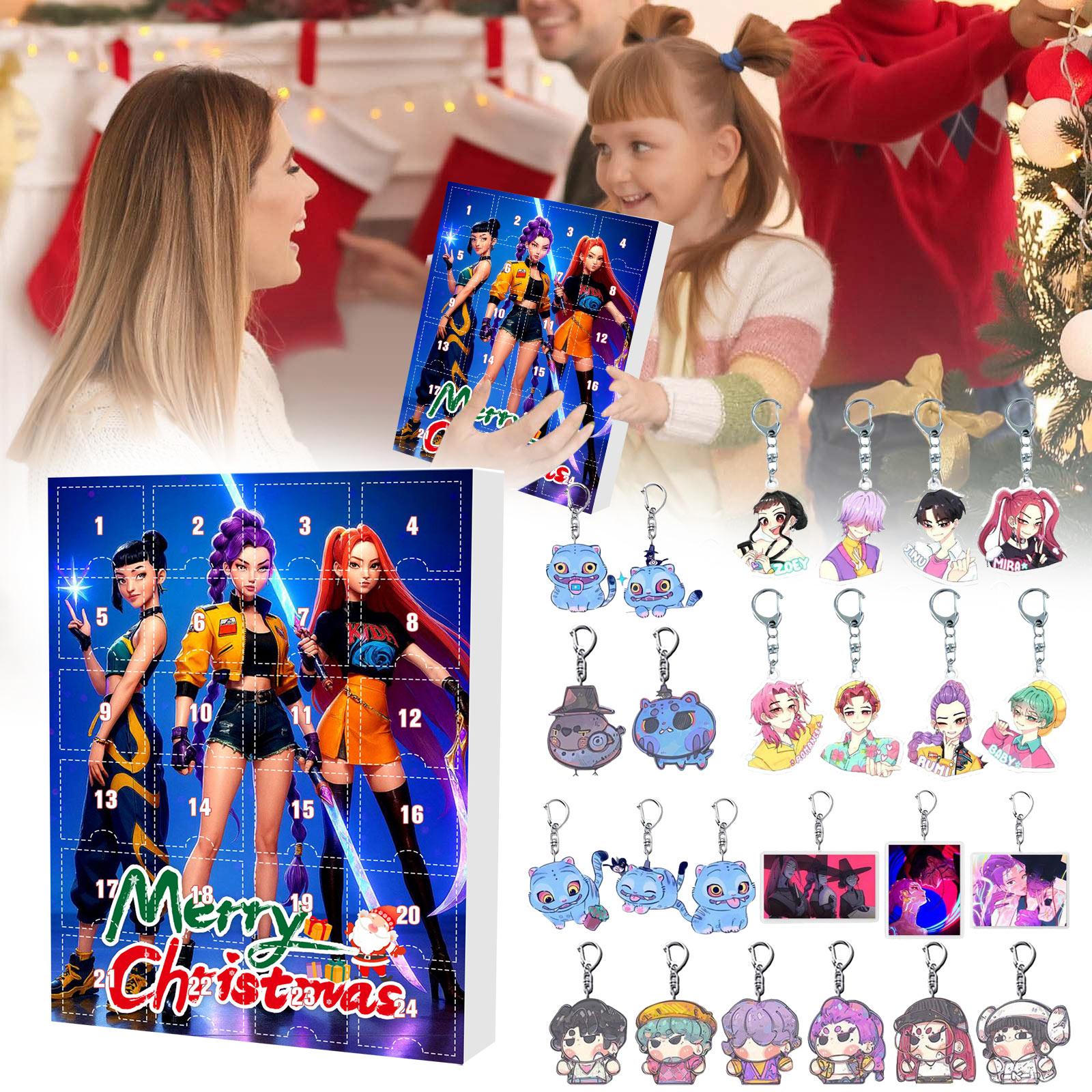 

Календарь ожидания включает 24 рождественских украшения. Календарь прибытия Обратный отсчет до Рождества One Size белый