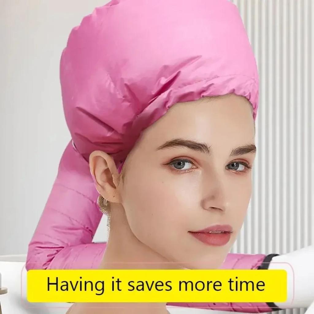 Hair dryer drying cap,headband style drying, lazy person's hair drying with long hair dryer,hair oil cap,quick-drying head cover