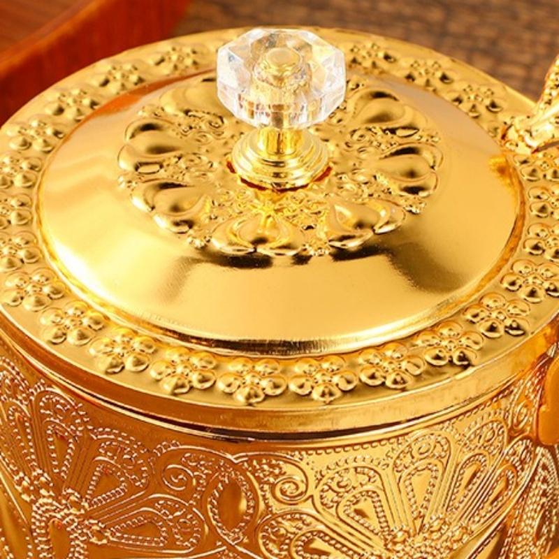 Gewürzglas,Legierung Mit Deckel Gewürzbehälter Salz Käse Organizer,Kaffeebohnen Vorratsglas,Europäische Dekoratives Küchenwerkzeug