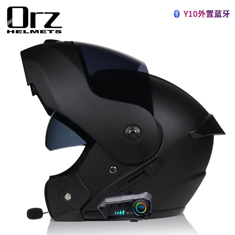Motorcycle Bluetooth Helmet High Quality Flip Helmet Abs Full Face Motorcycle Helmet Racing Helmet Dot Approved