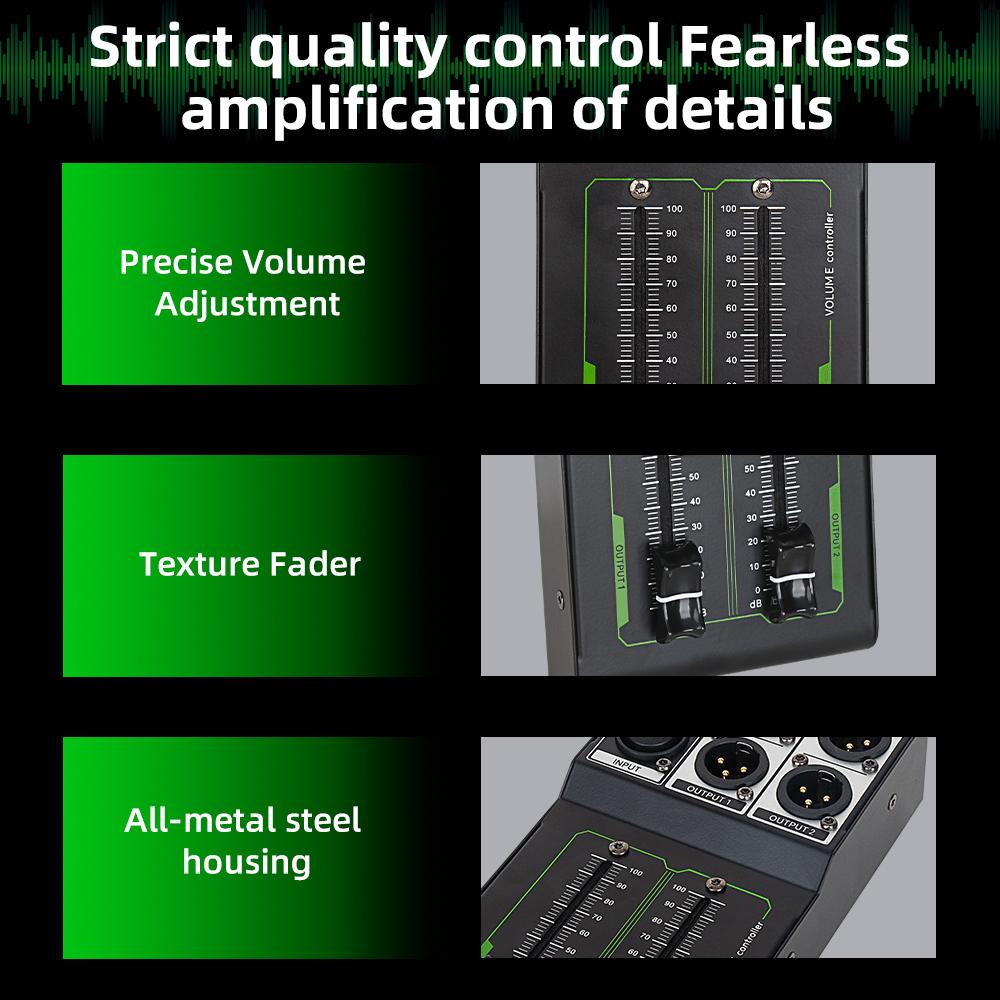 Passive Volume Controller Passive Volume Control Precise Volume Adjustment Stereo Input and Output Without Power for Speakers Australia